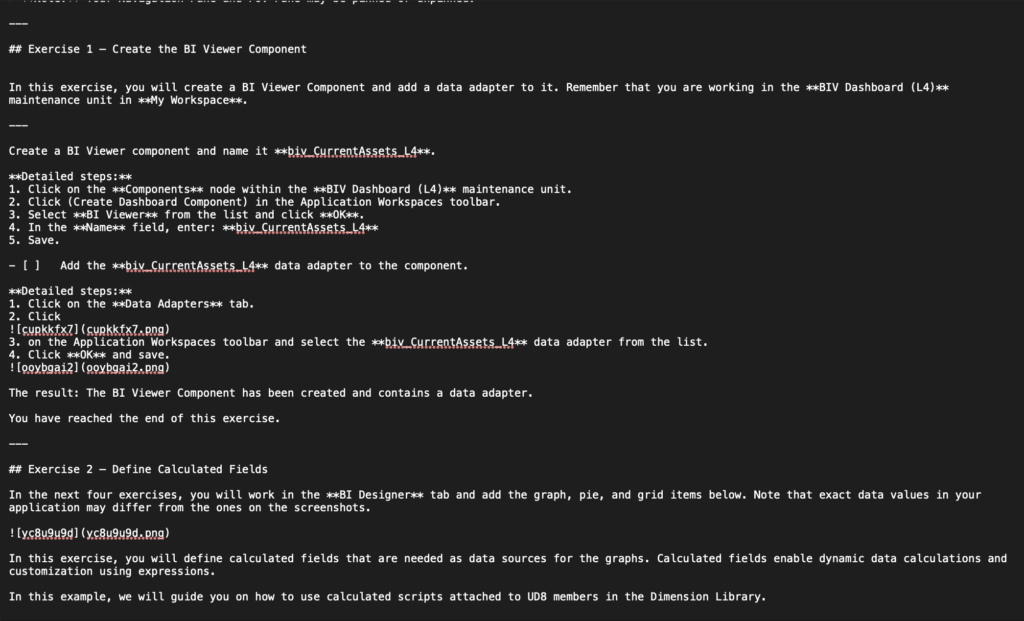 Seen in the image is a sample of the source file, which are the Skillable instructions. The skill then consumes these instructions and translates them into a video script.